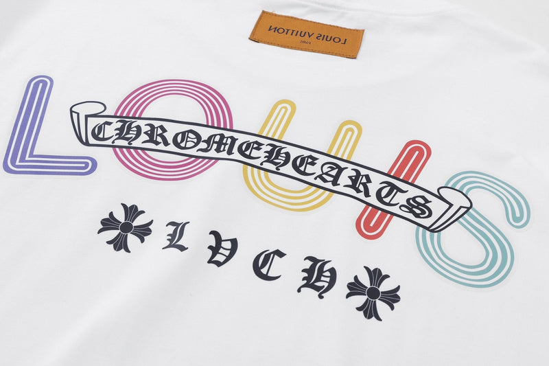 Front view of Louis Vuitton cotton t-shirt with relaxed-fit cut
