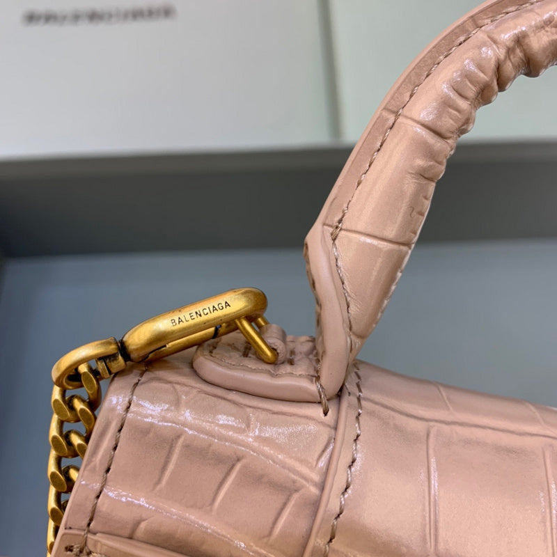Classic Faux Leather Handbag - Polished Finish | Women's Luxury Handbag #491 - styled full view (image 7) of designer-inspired handbag