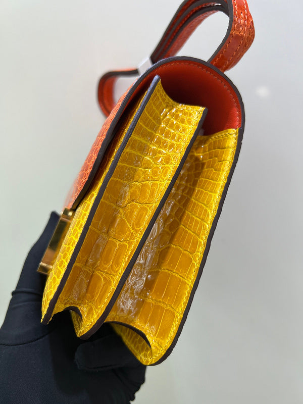 Interior view of statement premium bag