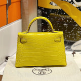 Modern bag shown from front angle
