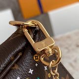 Top view of modern premium women's handbag – women's everyday handbag