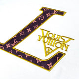 Full styled look of Louis Vuitton cotton t-shirt with relaxed-fit cut