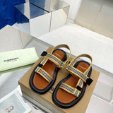 Burberry shoes Style 034 - front view, handcrafted italian detailing