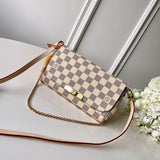 Front view of classic elevated women's handbag – women's everyday handbag