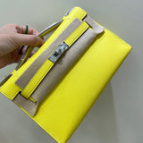 Close-up detail of streamlined bag design