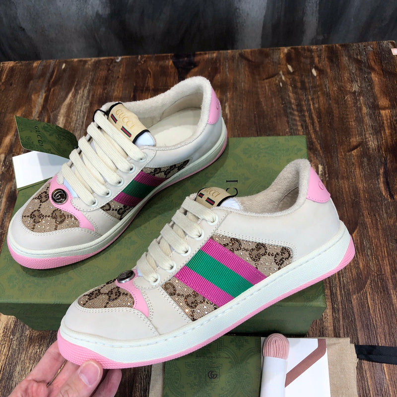 Gucci clean off-white luxury sneakers view 4 chunky sole construction