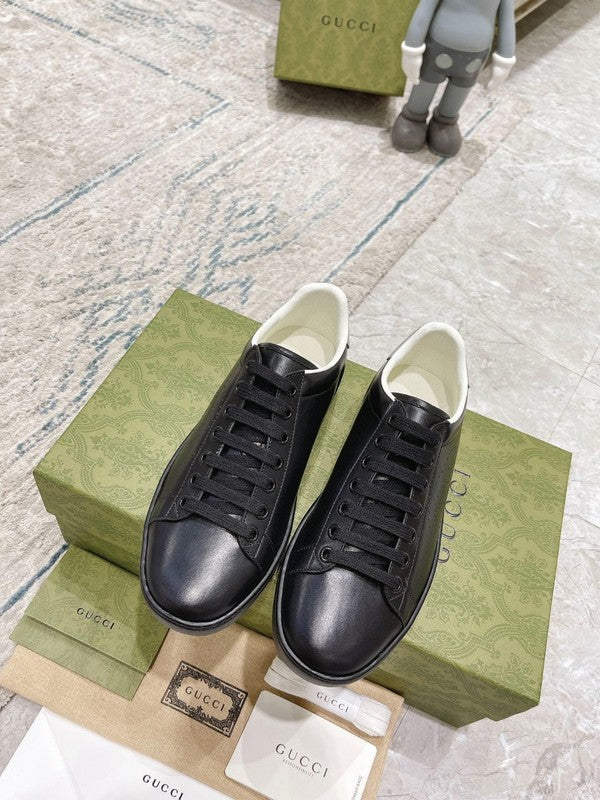 Gucci classic monochrome luxury sneakers view 9 everyday casual design