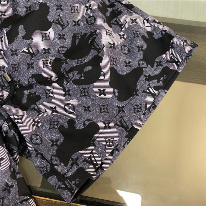 Back view of Louis Vuitton cotton t-shirt with runway-inspired design