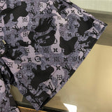 Back view of Louis Vuitton cotton t-shirt with runway-inspired design