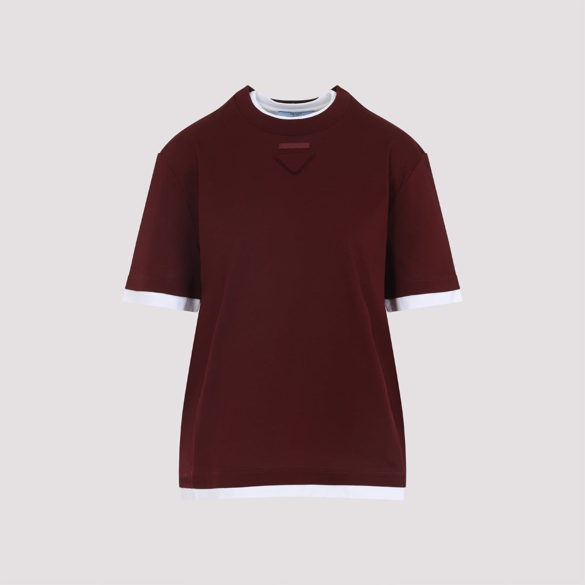 Prada premium t-shirts & tops detail and craftsmanship close-up