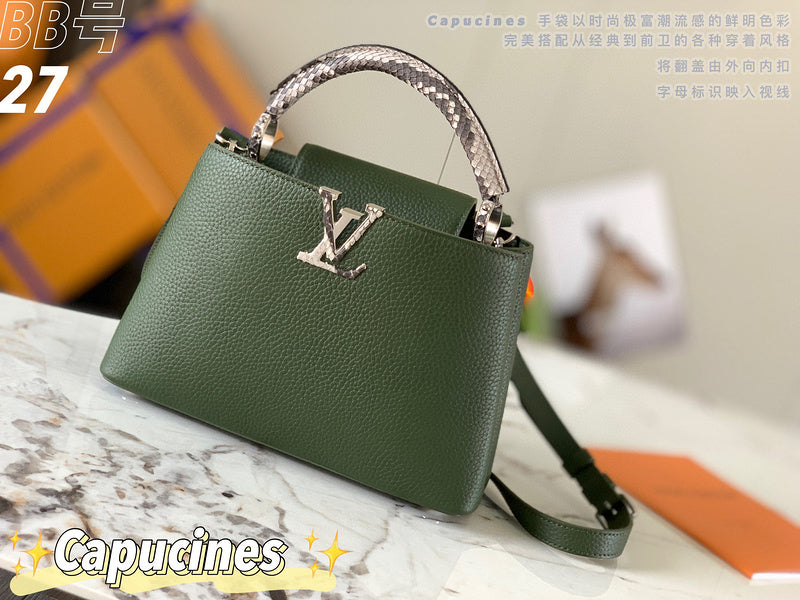 Side profile of elevated structured women's handbag – women's premium purse