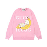 Front view of Gucci luxury clothing with streetwear-inspired cut