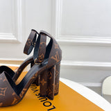 Louis Vuitton shoes Style 386 - back heel detail