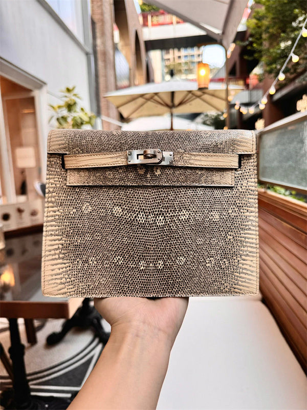 Streamlined bag shown from front angle