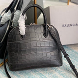 Understated Premium PU Leather Handbag - Smooth Faux-Leather Exterior | Women's Statement Accessory #666 - close-up detail shot (image 3) of designer-inspired handbag