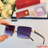 Angled view of Cartier unisex sunglasses