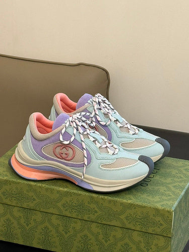Gucci crisp white luxury sneakers view 11 heritage-inspired look