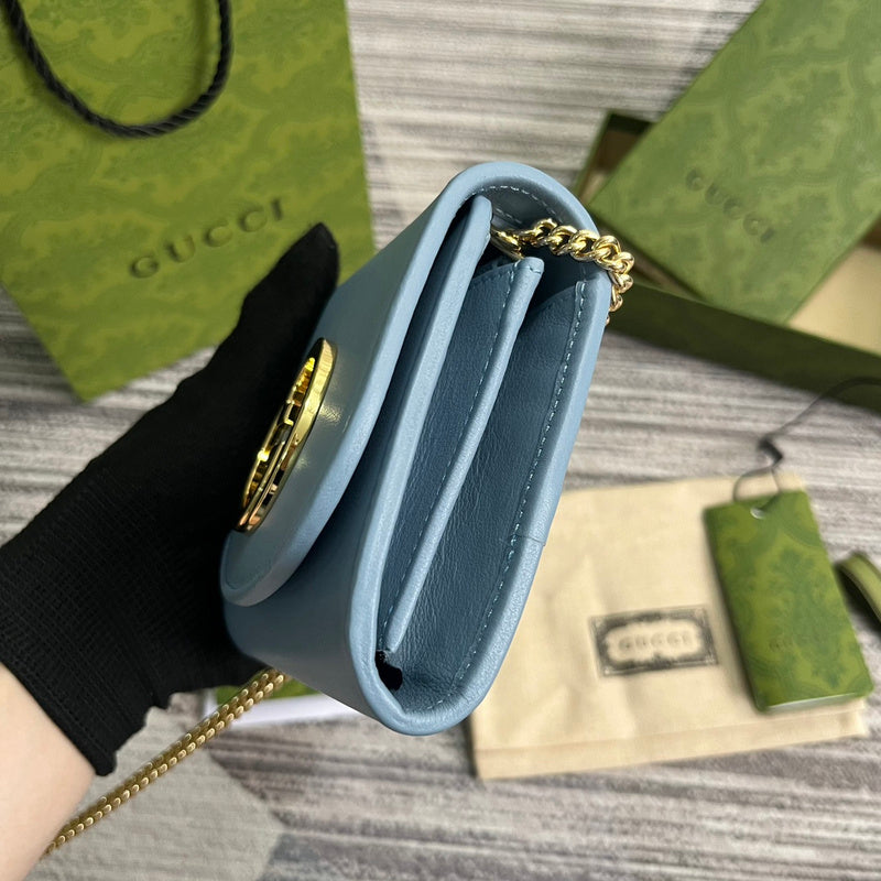Back view of refined sleek women's handbag – women's luxury handbag