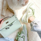 Close-up detail of timeless bag design