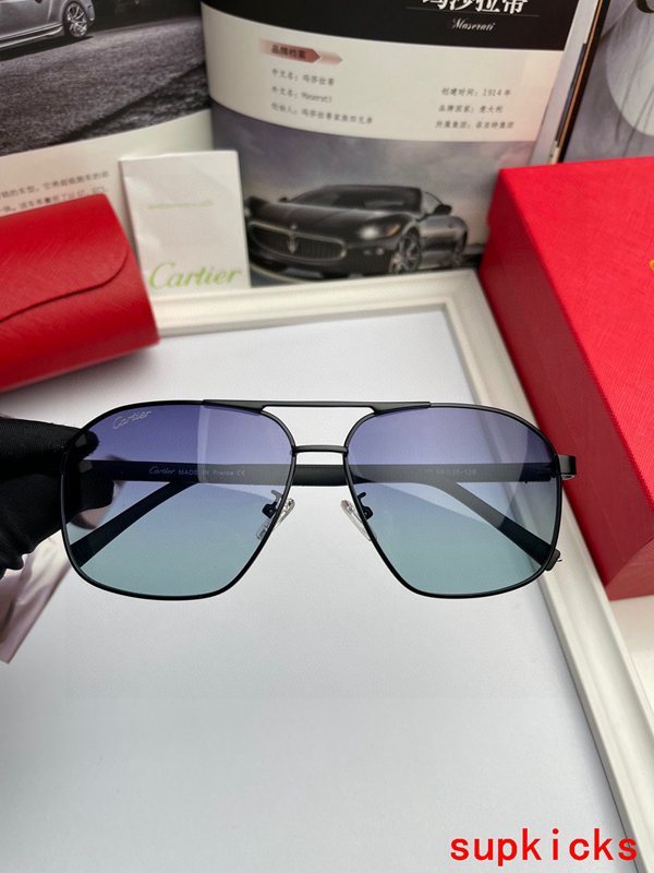 Full view of Cartier unisex sunglasses