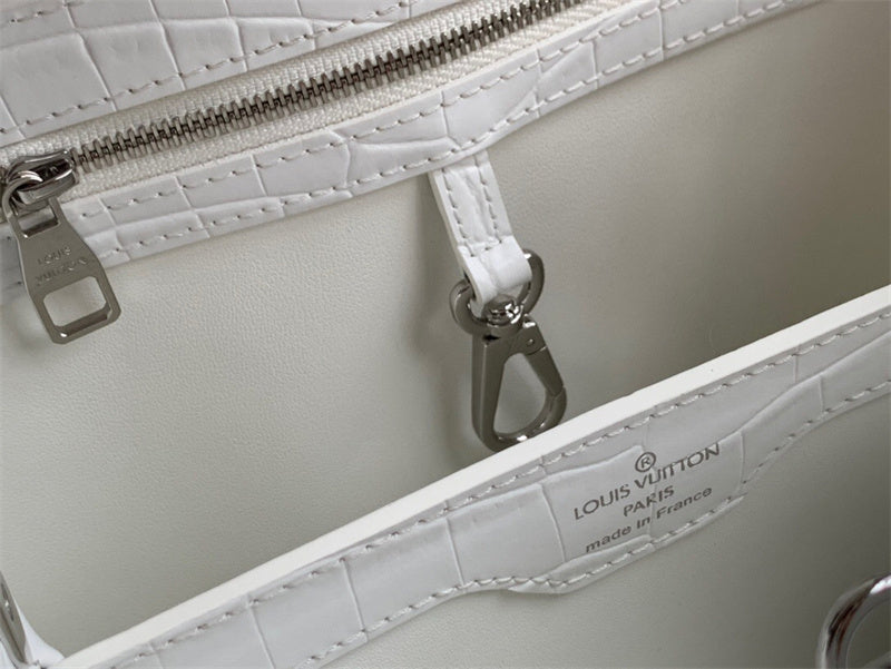 polished crossbody bag detail view showing craftsmanship 50