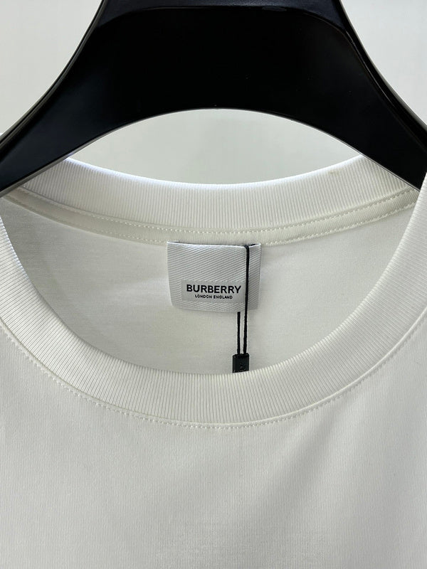 Burberry t-shirt close-up — premium authentic designer style