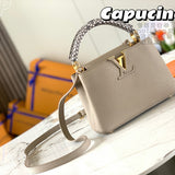 Front view of premium structured women's handbag – women's luxury handbag
