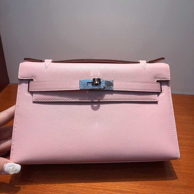 Close-up detail of tailored bag design