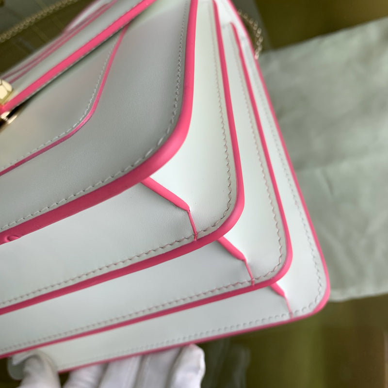 Refined Premium PU Leather Handbag - Sleek Minimalist Lines | Women's Premium Handbag #1711 - hardware and detail close-up (image 5) of designer-inspired handbag