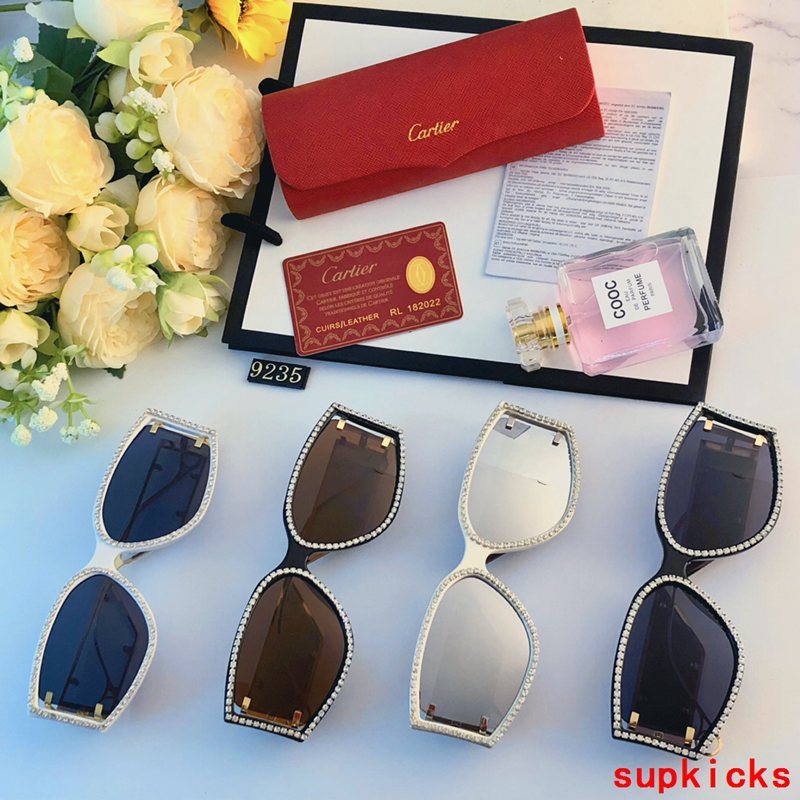 Front view of Cartier unisex sunglasses