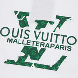Flat lay presentation of Louis Vuitton cotton t-shirt with contemporary cut