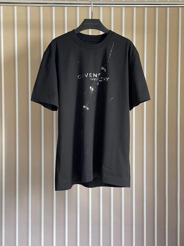 Back view of Givenchy luxury clothing with logo-detail design