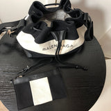 Back view of refined signature women's handbag – women's statement bag