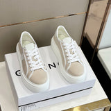 Givenchy Nude High-Top Sneakers - Full Silhouette View