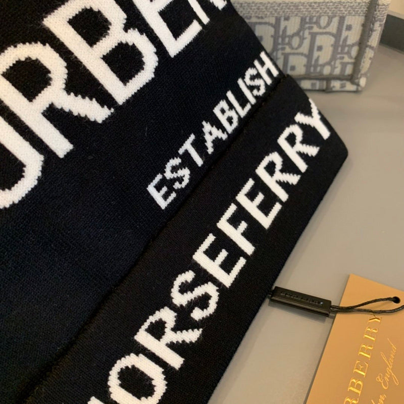 Side view of Burberry unisex cap