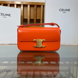 Front view of elevated polished women's handbag – women's statement bag