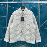 Back view of Louis Vuitton luxury clothing with contemporary cut