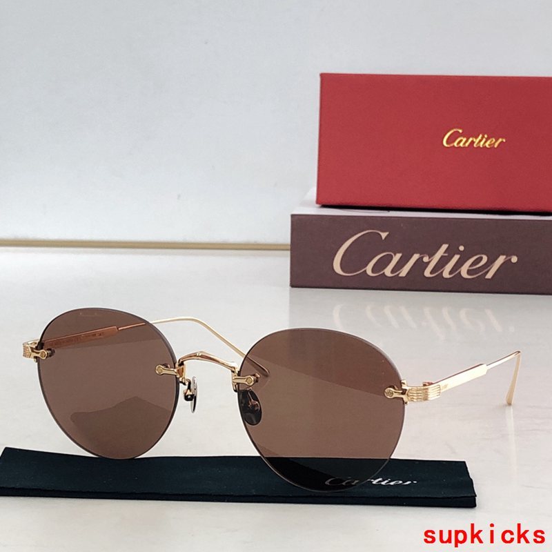 Lifestyle view of Cartier unisex sunglasses