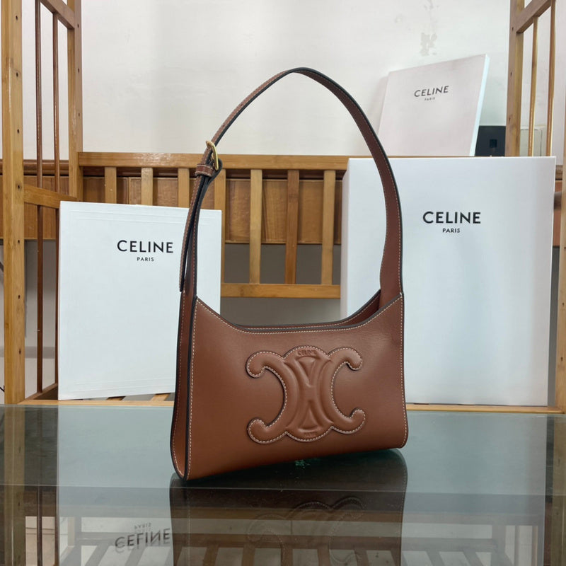 Front view of sleek refined women's handbag – women's luxury handbag