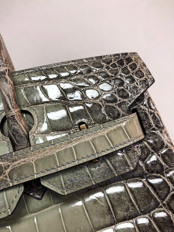 Close-up detail of classic bag design