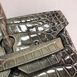 Close-up detail of classic bag design