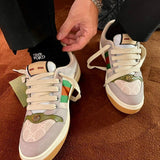 Gucci sneakers detailed view showing premium designer craftsmanship