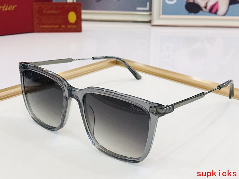 Angled view of Cartier unisex sunglasses