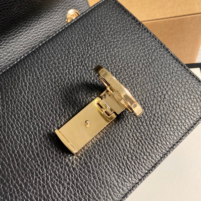Back view of premium chic women's handbag – women's designer-style accessory