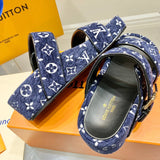 Louis Vuitton shoes Style 370 - sole and craftsmanship detail (alternate angle)