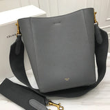Close-up detail of elevated signature women's handbag – women's statement bag