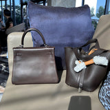 Close-up detail of everyday-ready bag design