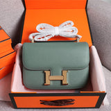Side view of polished structured handbag