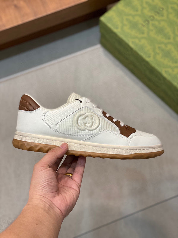 Gucci sneakers detailed view showing premium designer craftsmanship