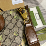 Top view of refined polished women's handbag – women's designer-style accessory